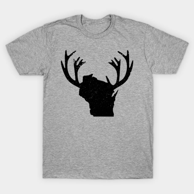 Wisconsin Deer Hunting T-Shirt by WearWisco